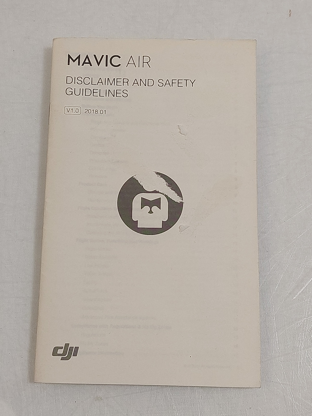 DJI Mavic Air 4K Drone Bundle Controller Charger Cracked Casing Sensor Fault