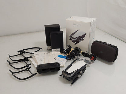 DJI Mavic Air 4K Drone Bundle Controller Charger Cracked Casing Sensor Fault