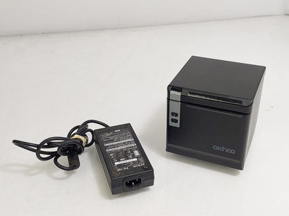 Oxhoo TP85 80mm Thermal POS Receipt Printer USB Serial Ethernet PSU Tested