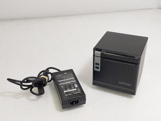 Oxhoo TP85 80mm Thermal POS Receipt Printer USB Serial Ethernet PSU Tested