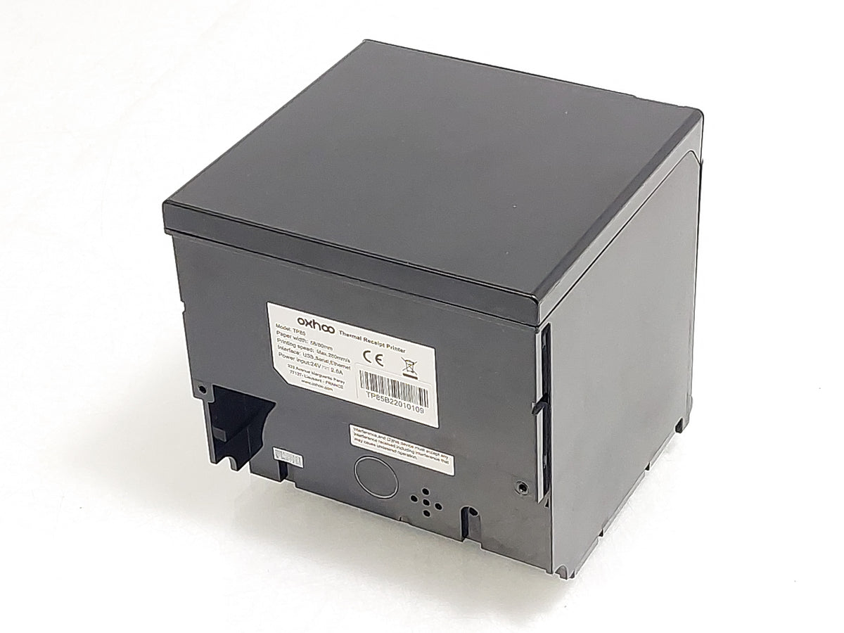 Oxhoo TP85 80mm Thermal POS Receipt Printer USB Serial Ethernet PSU Tested