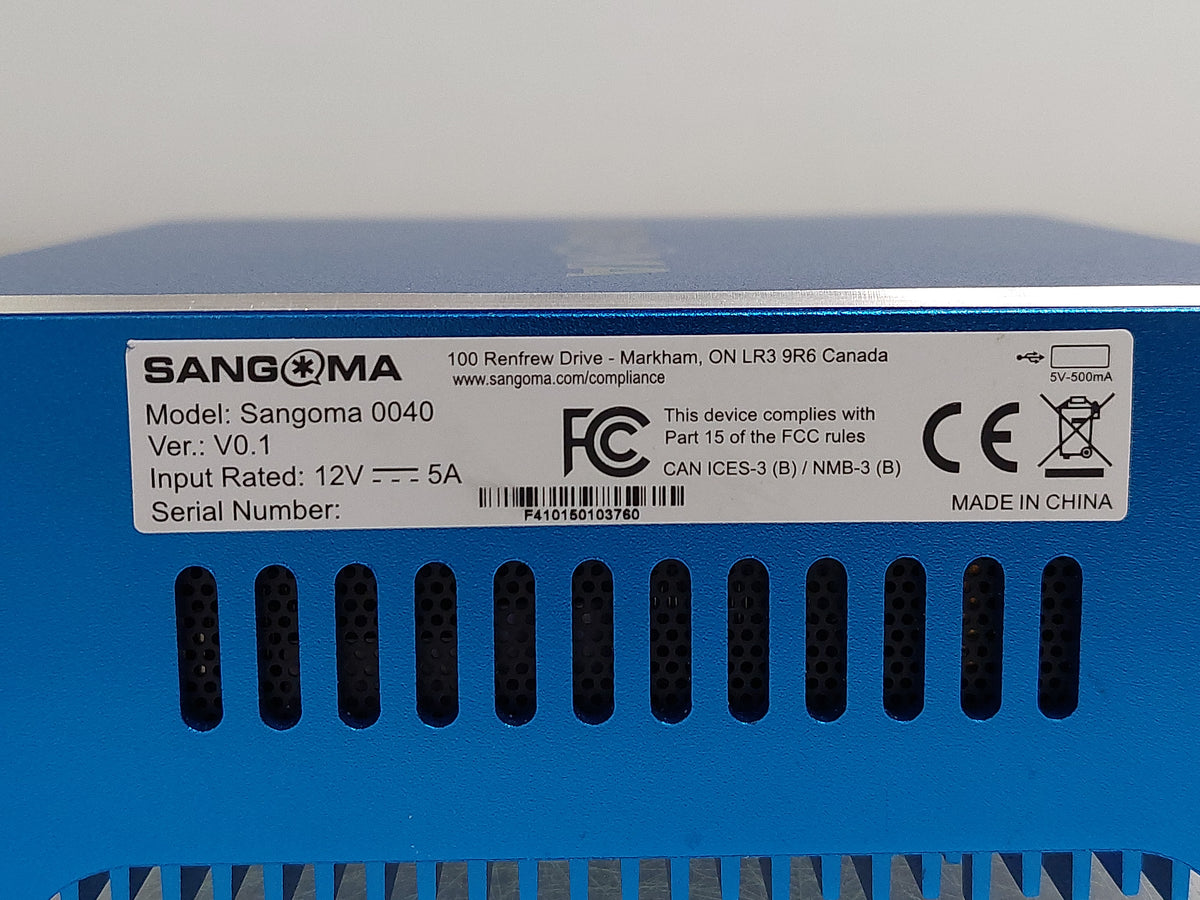 Sangoma Switchvox E510 IP PBX Appliance 150 Phones 50 Calls Quad-Core SSD No OS