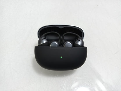 Shokz OpenDots ONE E310 Open-Ear Bluetooth Earbuds Black Charging Case Box