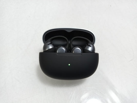 Shokz OpenDots ONE E310 Open-Ear Bluetooth Earbuds Black Charging Case Box