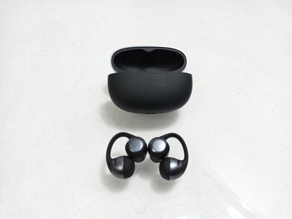 Shokz OpenDots ONE E310 Open-Ear Bluetooth Earbuds Black Charging Case Box
