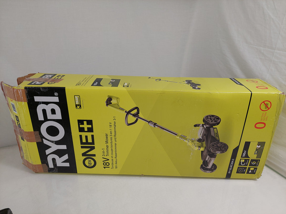 Ryobi ONE+ RY18LMC30A-0 18V 30cm 3-in-1 Mower Trimmer Edger No Battery