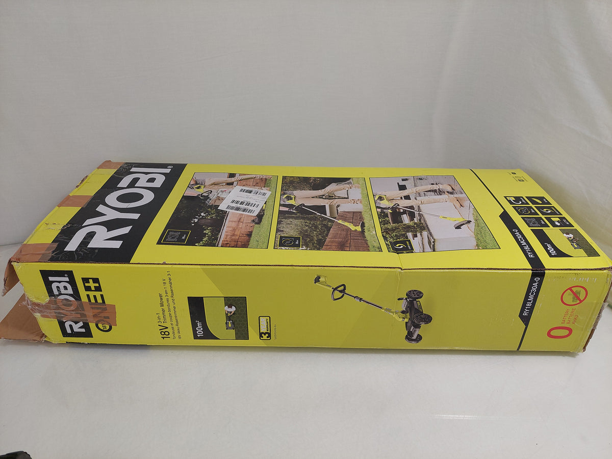Ryobi ONE+ RY18LMC30A-0 18V 30cm 3-in-1 Mower Trimmer Edger No Battery
