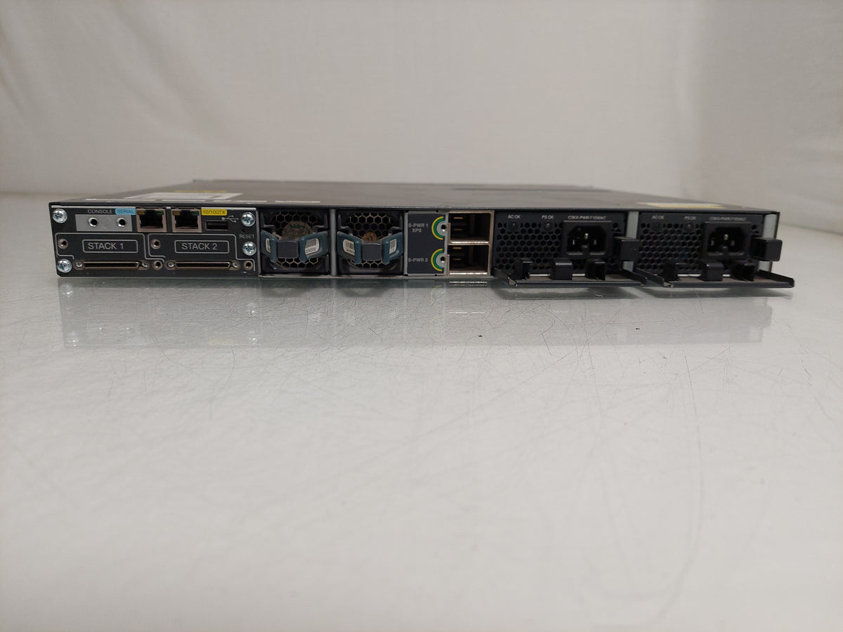Cisco Catalyst WS-C3750X-24P-S Network Switch