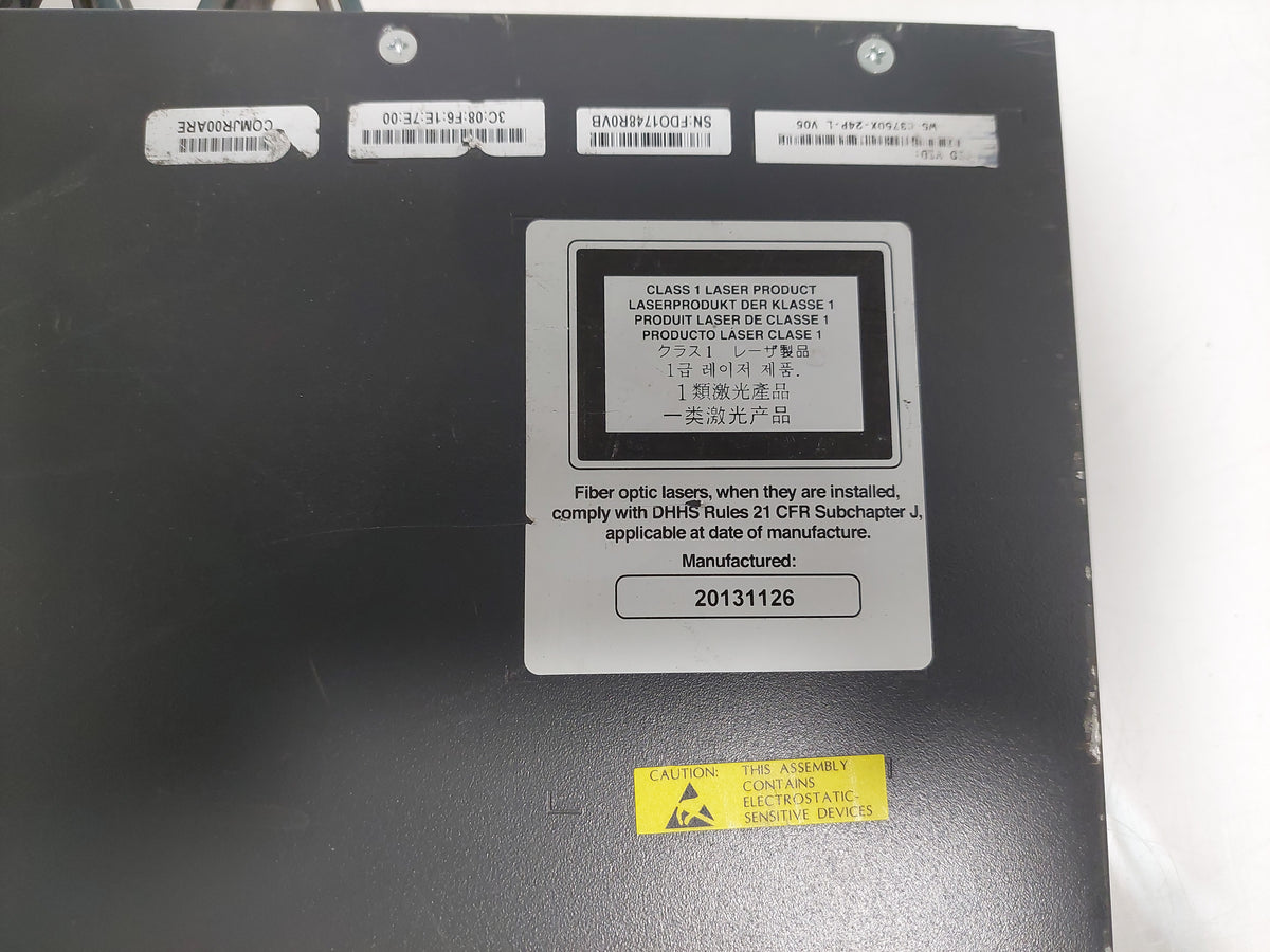 Cisco Catalyst WS-C3750X-24P-S Network Switch