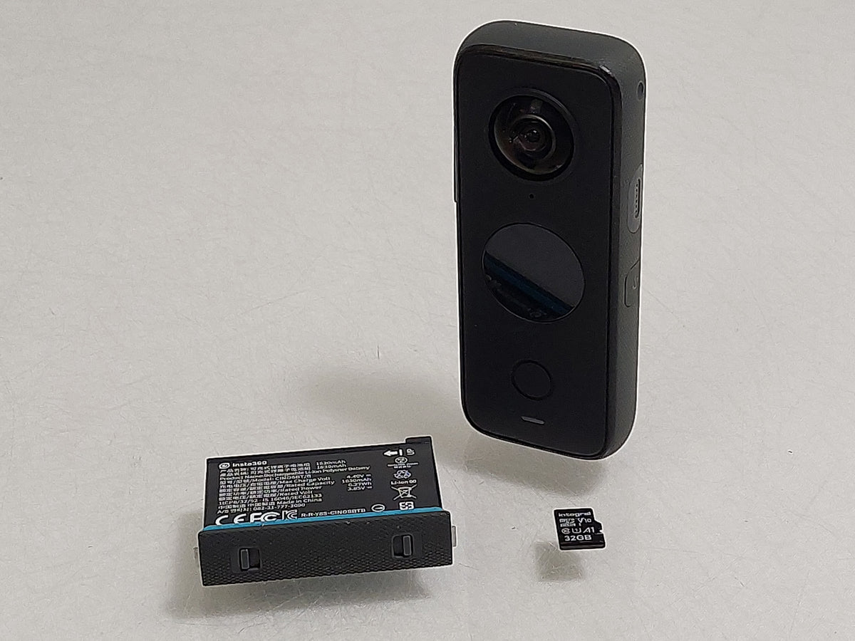 Insta360 ONE X2 5.7K 360 Action Camera 32GB Battery Lens Marks Tested