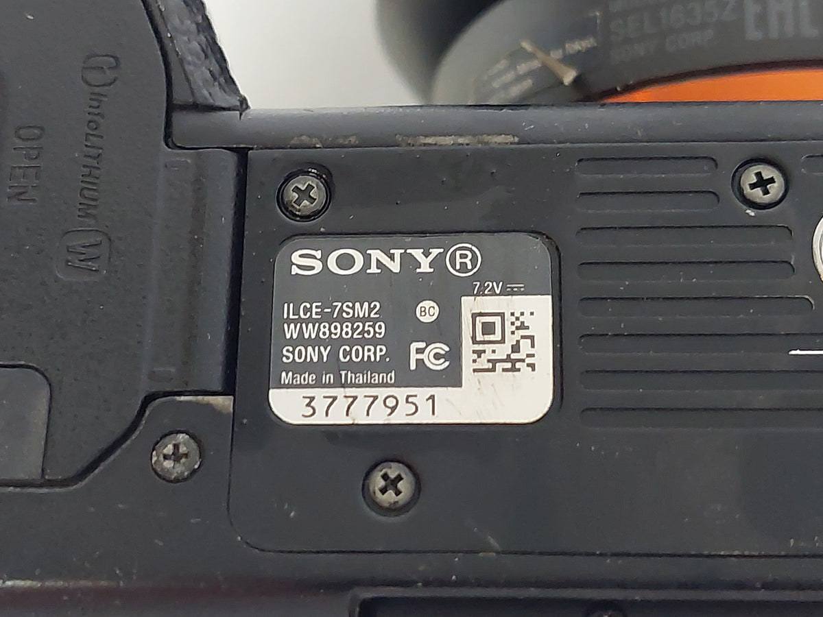Sony Alpha 7S II Camera with SEL1635Z Lens