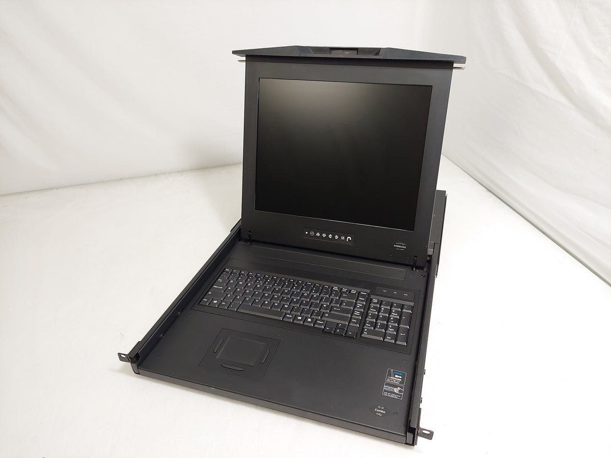 Austin Hughes RKP117e_EU 17in 1U LCD KVM Console Drawer Touchpad Tested