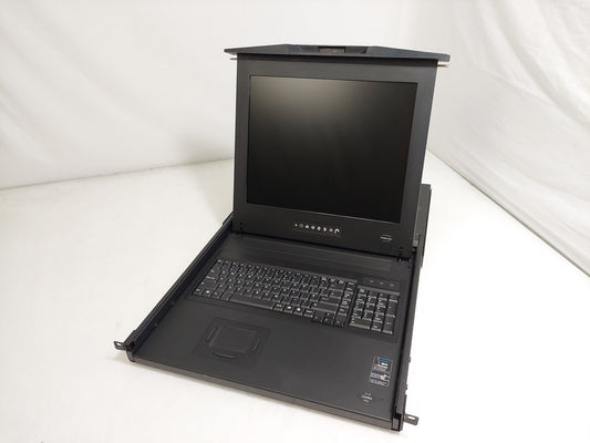 Austin Hughes RKP117e_EU 17in 1U LCD KVM Console Drawer Touchpad Tested