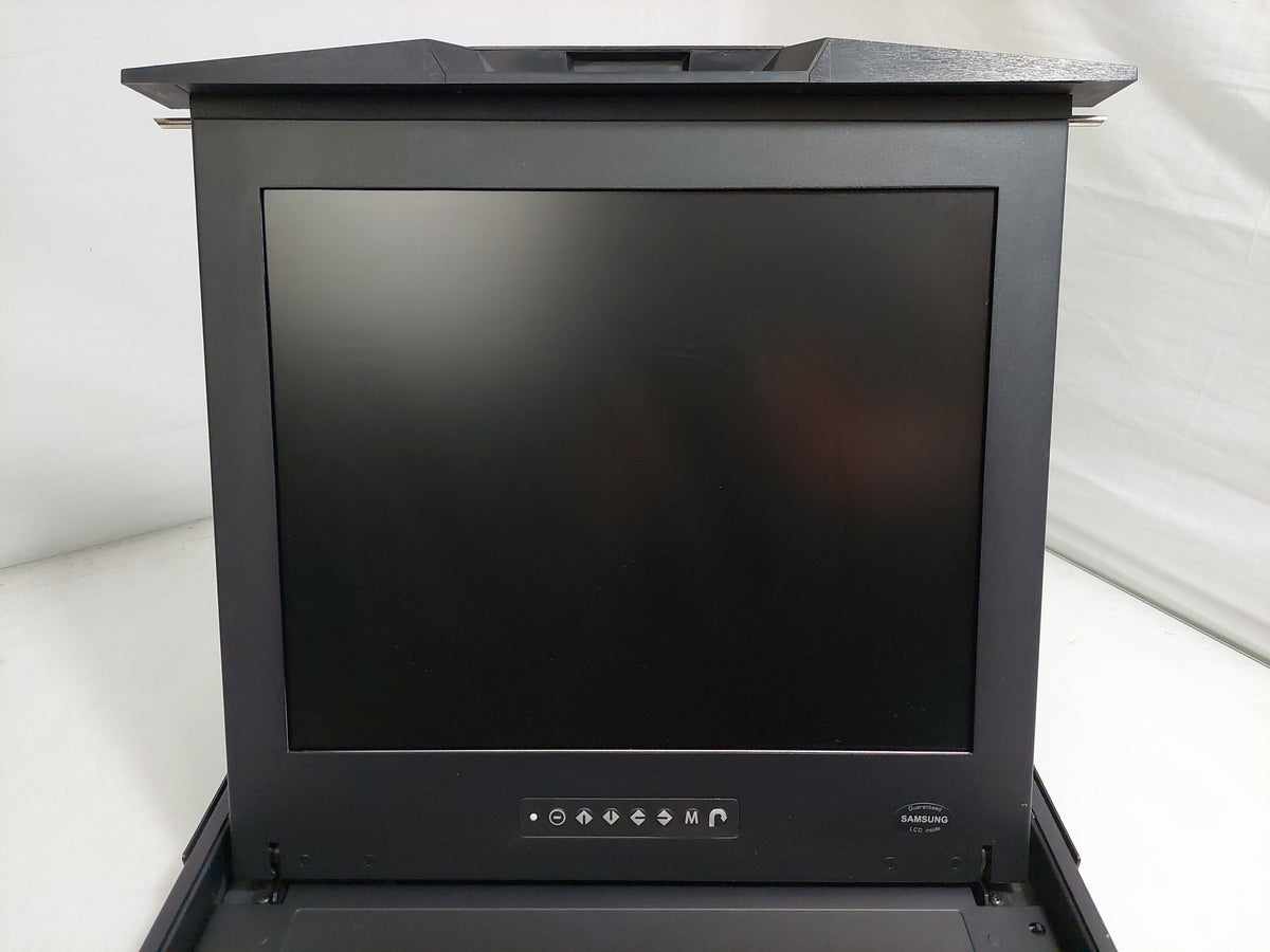 Austin Hughes RKP117e_EU 17in 1U LCD KVM Console Drawer Touchpad Tested