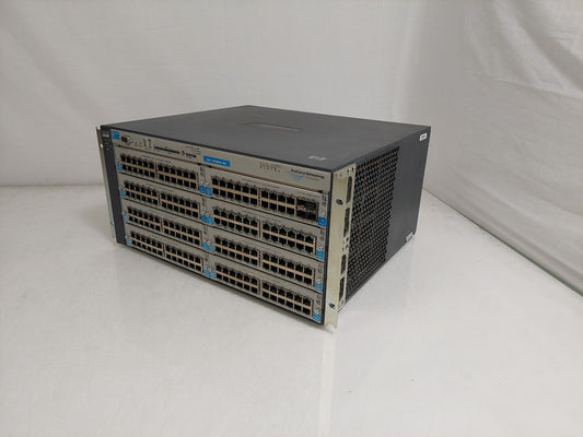 HP ProCurve Switch 4208vl J8773A with 7x 24-Port 10/100/1000Base-T & 1x 20-Port 10/100/1000Base-T + 4-Port SFP Module