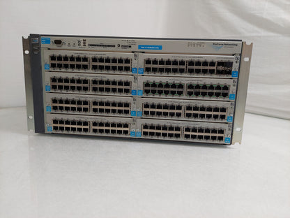 HP ProCurve Switch 4208vl J8773A with 7x 24-Port 10/100/1000Base-T & 1x 20-Port 10/100/1000Base-T + 4-Port SFP Module