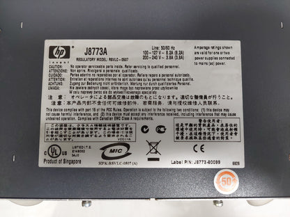 HP ProCurve Switch 4208vl J8773A with 7x 24-Port 10/100/1000Base-T & 1x 20-Port 10/100/1000Base-T + 4-Port SFP Module