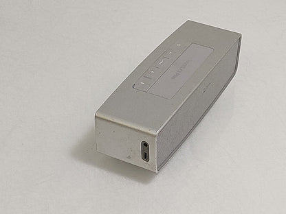 Bose SoundLink Mini II Bluetooth Portable Speaker Silver Tested No Micro-USB