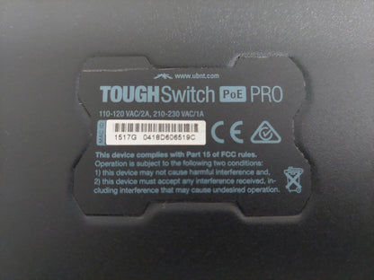 Ubiquiti TOUGHSwitch PoE PRO TS-8-PRO 8-Port Gigabit Passive PoE Managed Switch
