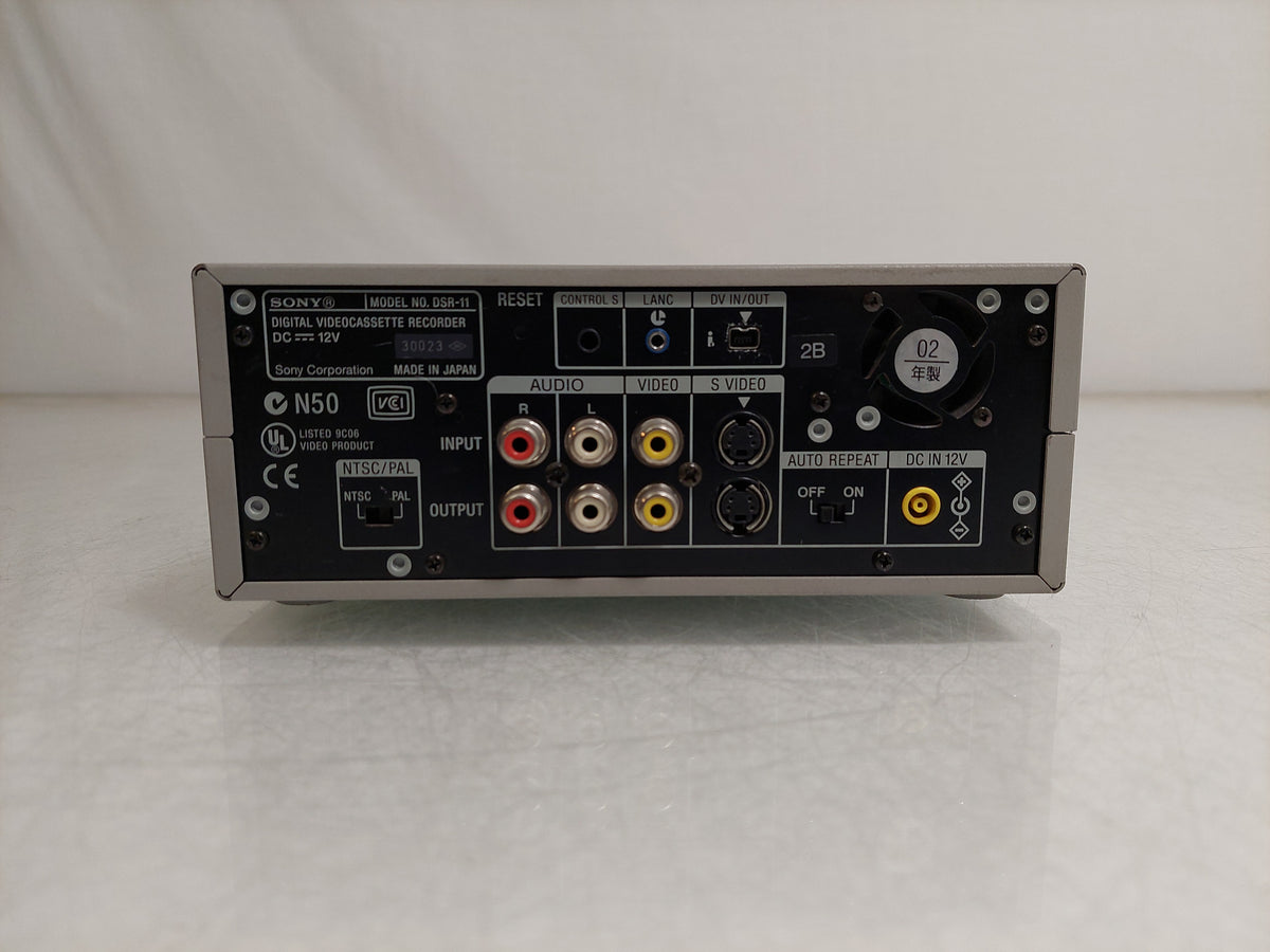 Sony DSR-11 DVCAM MiniDV DV Recorder Player PAL NTSC Power Tested No Slot Cover