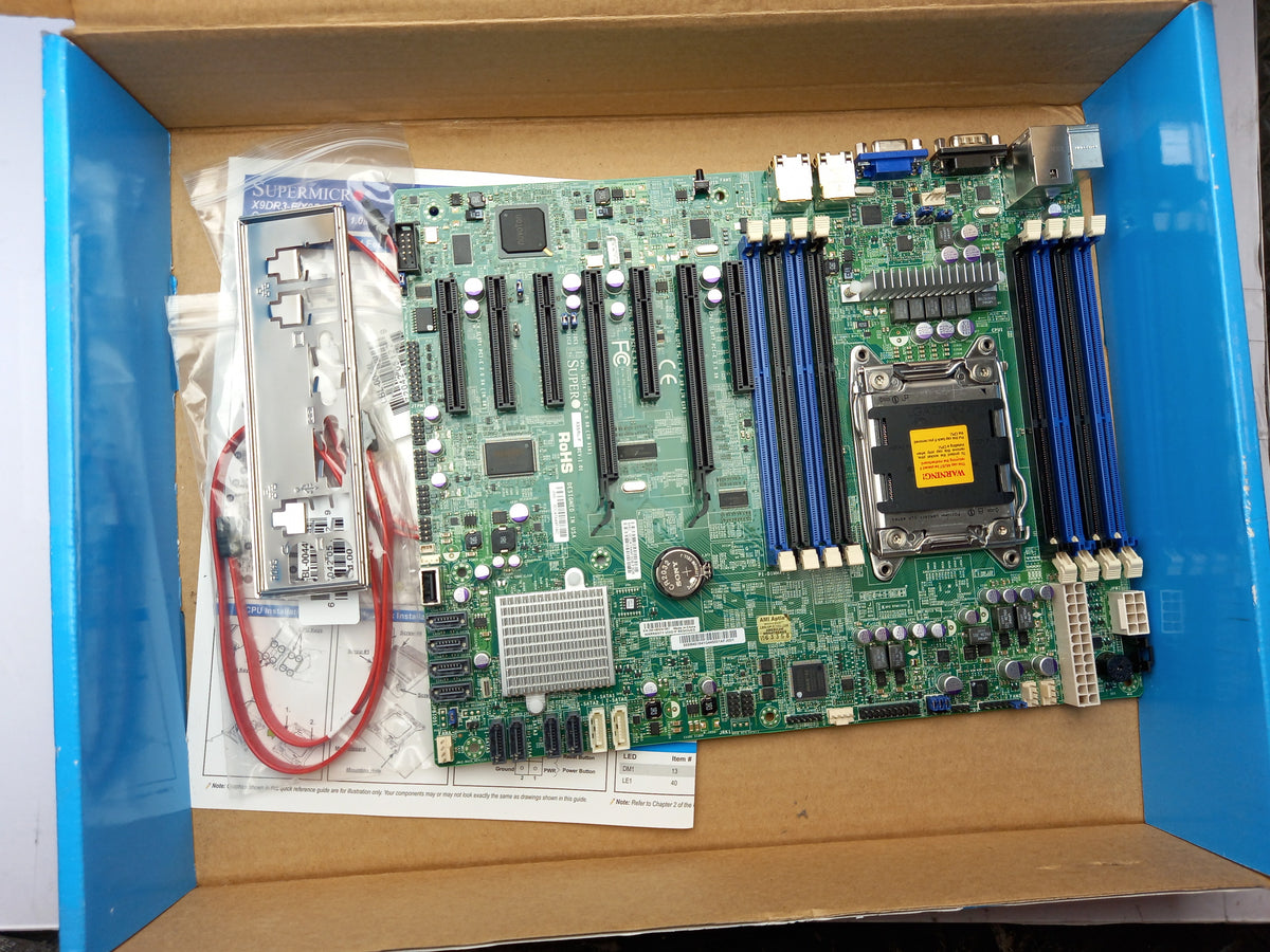 Supermicro X9SRL-F Socket LGA2011 DDR3 Server Motherboard With I/O Shield