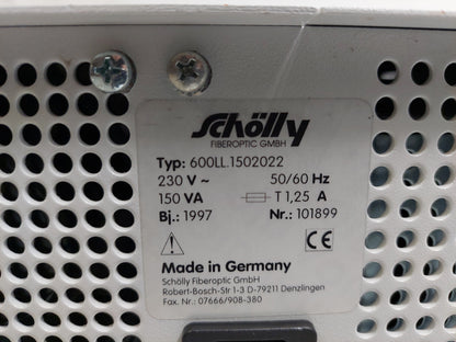 Schölly Flexilux 600 Longlife 150W Halogen Fibre Optic Cold Light Source