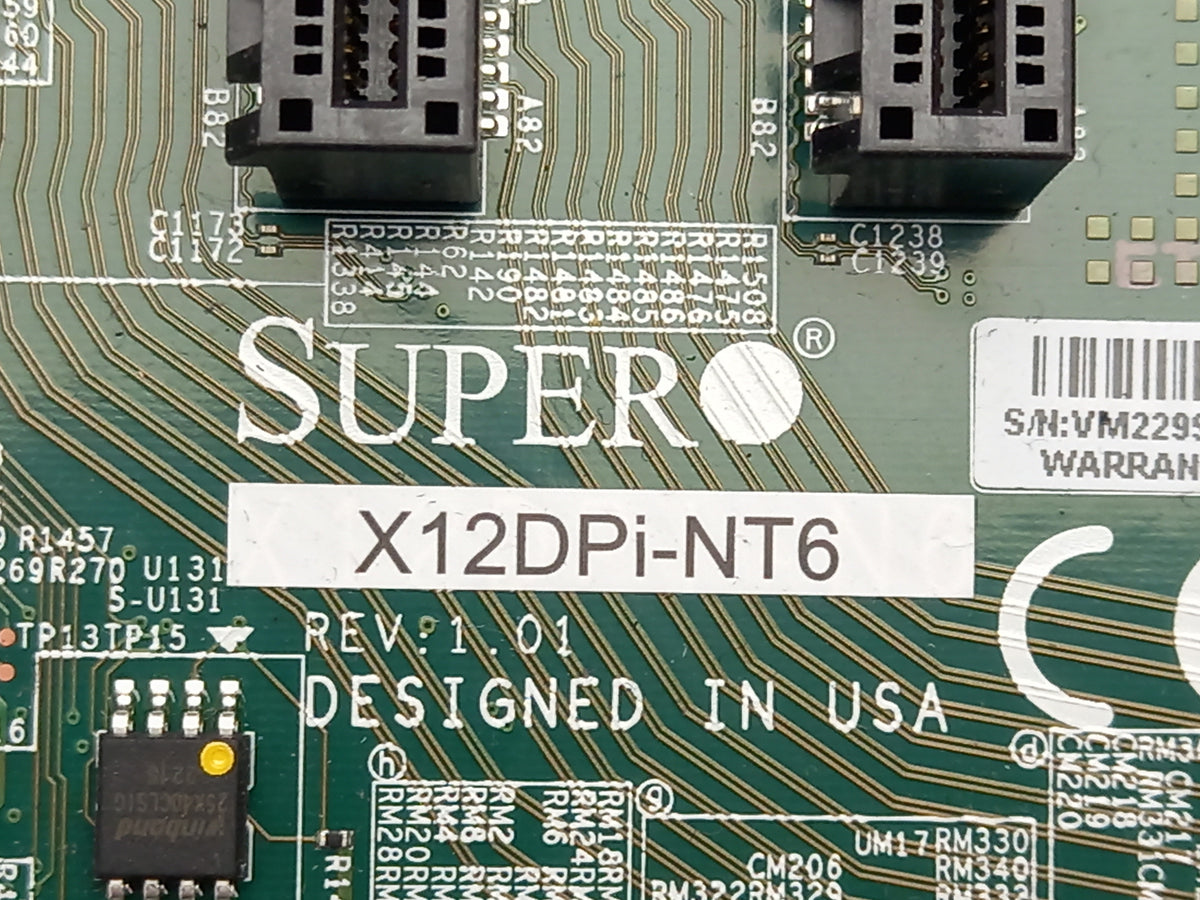 Supermicro X12DPi-NT6 Socket LGA 4189 DDR4 Server Motherboard With I/O Shield 