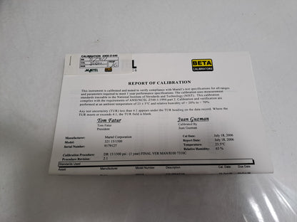 Martel BetaGauge 321 Dual Sensor Pressure Calibrator RTD 4-20mA Tested Kit