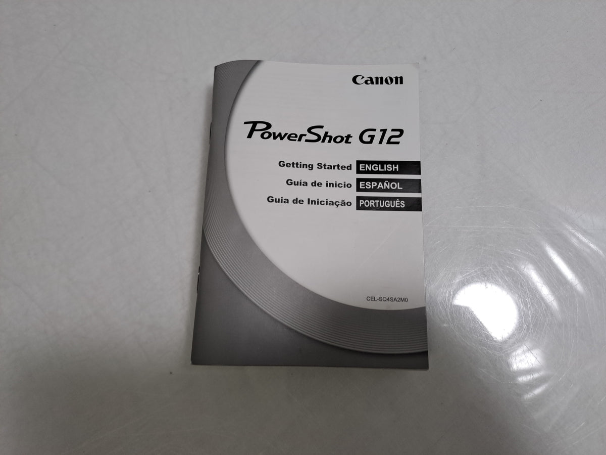 Canon PowerShot G12 10MP CCD 5x Optical Zoom Vari-Angle Digital Camera UNTESTED