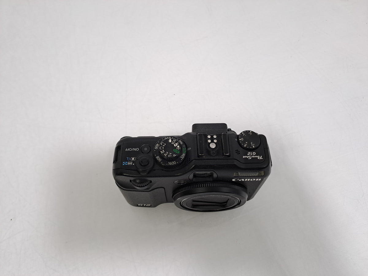 Canon PowerShot G12 10MP CCD 5x Optical Zoom Vari-Angle Digital Camera UNTESTED