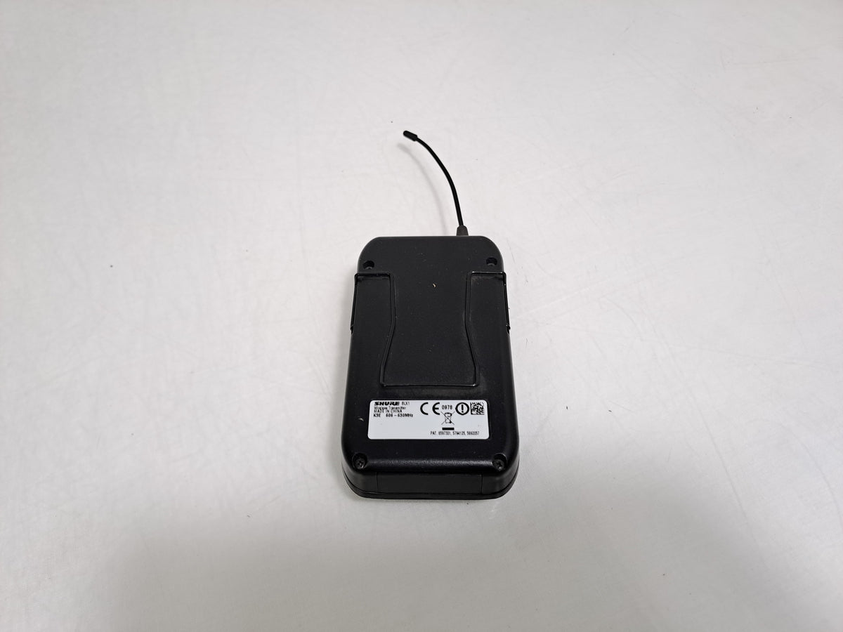 Shure BLX1 K3E 606-630MHz UHF Bodypack Transmitter Power Tested No Batteries