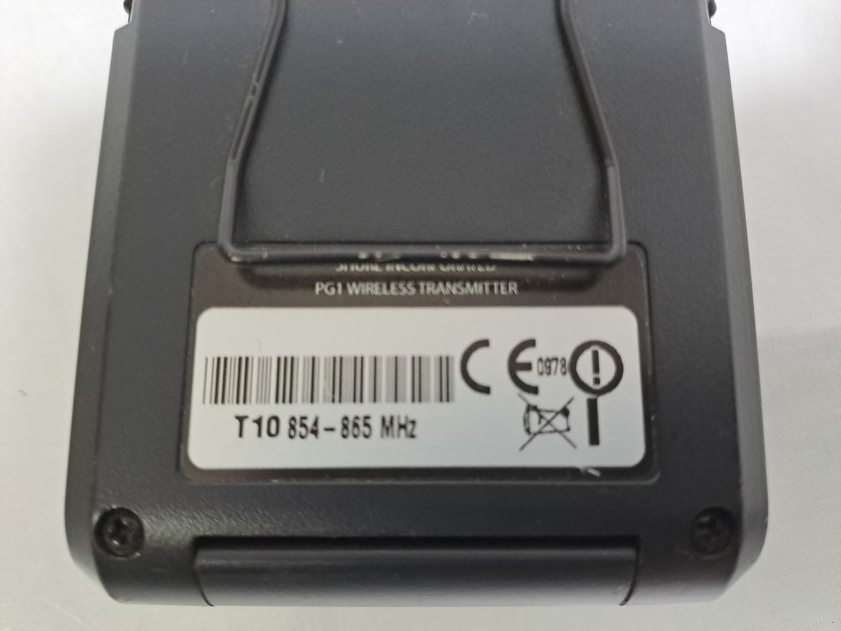 Shure PG1 T10 UHF Wireless Bodypack Transmitter 854-865MHz Power Tested No Battery