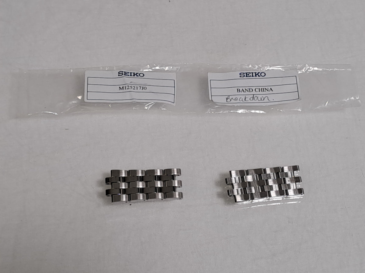 Seiko Watch Bracelet Replacement Links Mixed Job Lot - 18 References + 1