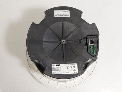Algo 8188 SIP PoE IP Ceiling Speaker 6.5in Paging Talkback Multicast Tested
