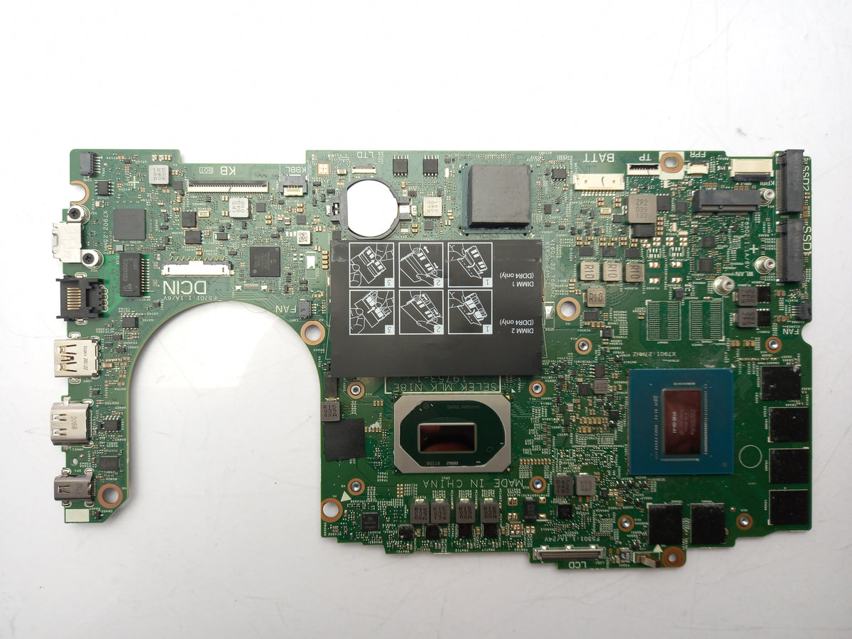 Dell G3 15 3500 i7-10750H 2.60GHz GTX 1660Ti 6 GB DDR4 Motherboard 0DV11C