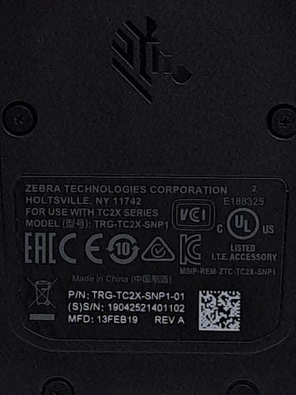 Zebra TC25BJ 2D Barcode Scanner Android 7.1.2 2GB/16GB Trigger No Charger