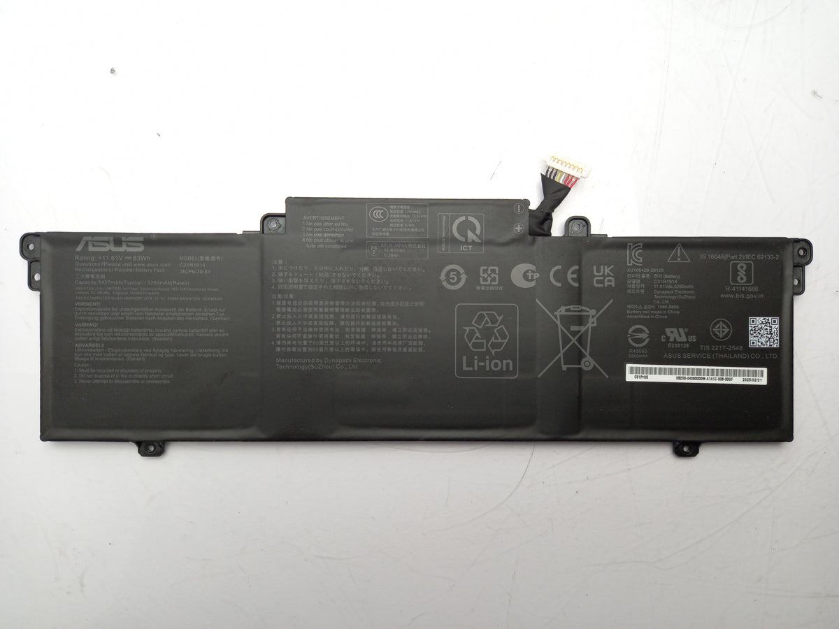 Genuine ASUS ZenBook 14 Laptop Battery 70% Health C31N1914