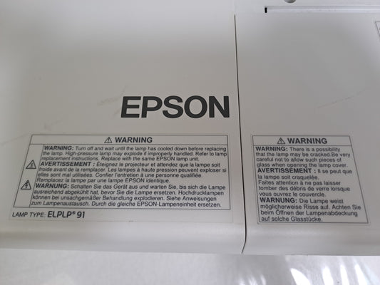 Epson EB-680 3500lm XGA Ultra Short Throw 3LCD Projector 2473h Missing Cover