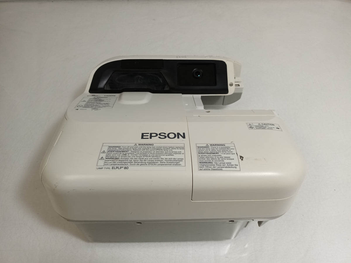 Epson EB-595Wi H599B WXGA 3300lm Ultra Short Throw Projector 1695h No Port Cover