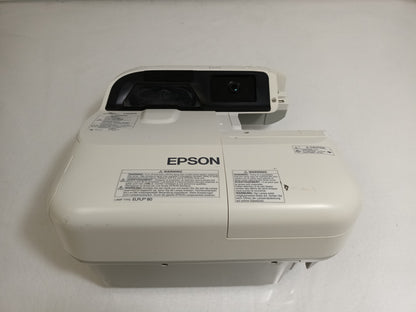Epson EB-595Wi H599B WXGA 3300lm Ultra Short Throw Projector 1695h No Port Cover