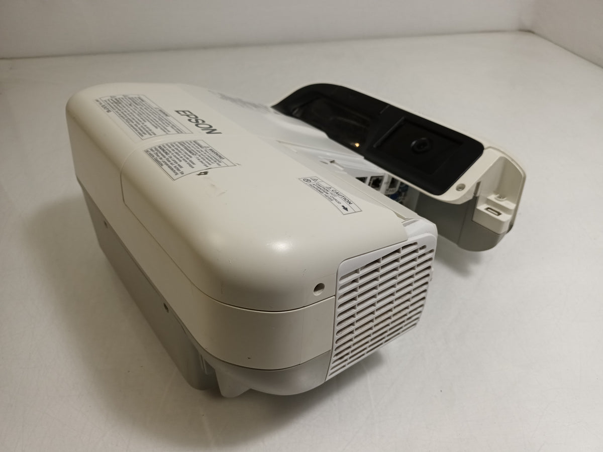 Epson EB-595Wi H599B WXGA 3300lm Ultra Short Throw Projector 1695h No Port Cover
