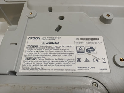 Epson EB-595Wi H599B WXGA 3300lm Ultra Short Throw Projector 1695h No Port Cover
