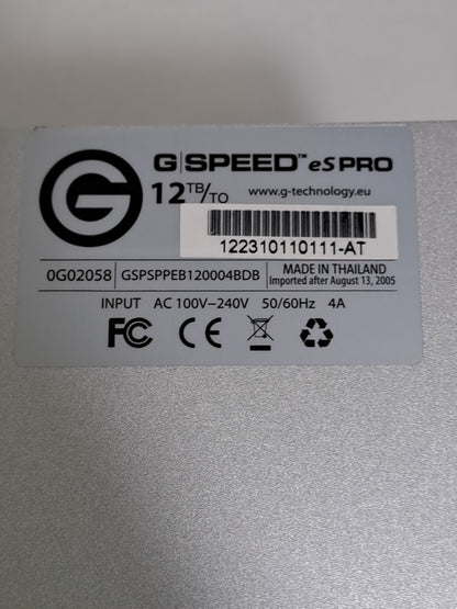 G-Technology G-SPEED eS Pro 0G02058 4-Bay mini-SAS RAID Enclosure No HDDs