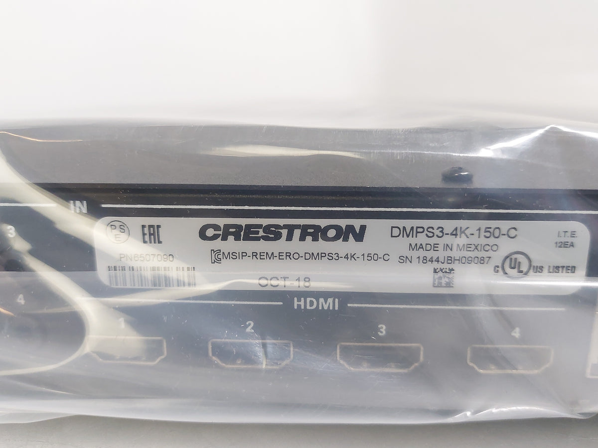 Crestron DMPS3-4K-150-C 3-Series 4K DigitalMedia Presentation System NEW