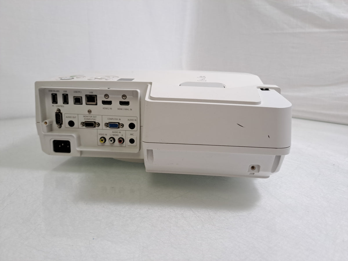 NEC NP-UM361X 3600lm XGA Ultra Short Throw 3LCD Projector 3150h Missing Cover