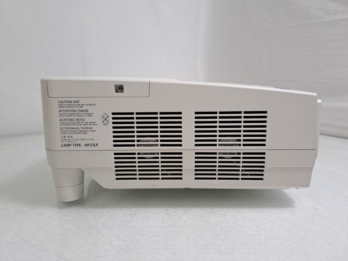 NEC NP-UM361X 3600lm XGA Ultra Short Throw 3LCD Projector 3150h Missing Cover