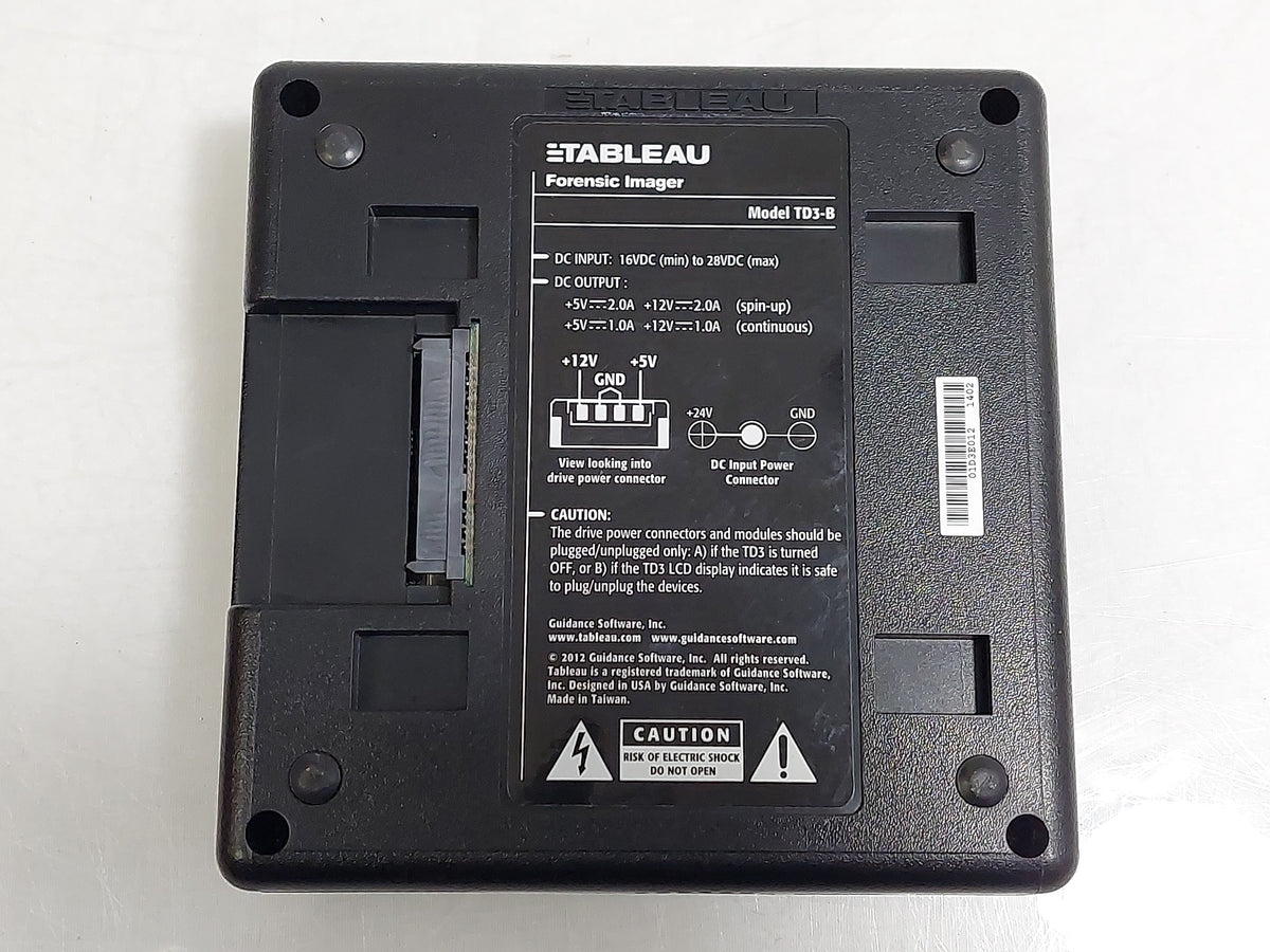 Tableau TD3-B Touchscreen Forensic Imager TDPX8-RW USB 3.0 Output Module