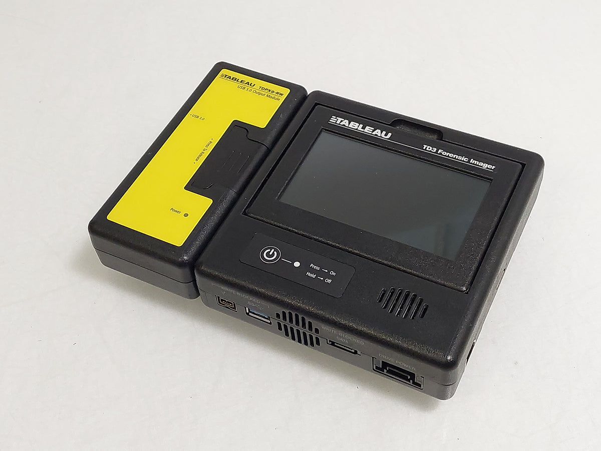 Tableau TD3-B Touchscreen Forensic Imager TDPX8-RW USB 3.0 Output Module