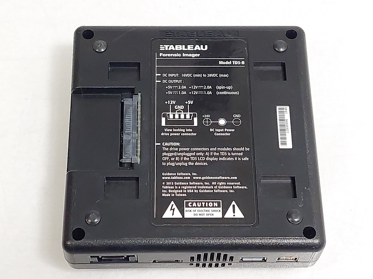 Tableau TD3-B Forensic Imager Duplicator SATA USB FireWire Touchscreen