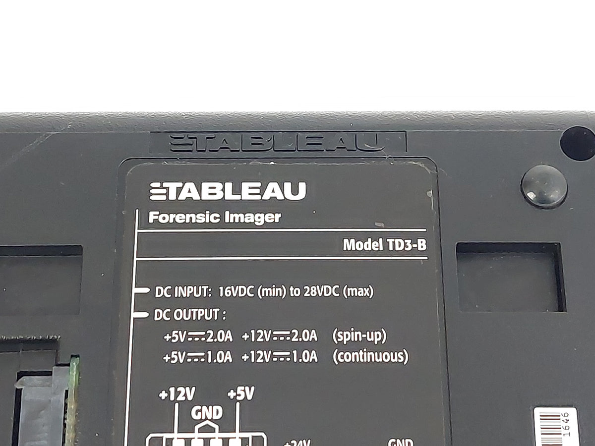 Tableau TD3-B Forensic Imager Duplicator SATA USB FireWire Touchscreen